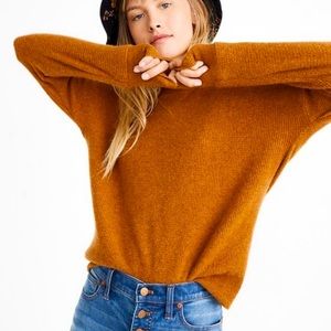 Madewell Cashmere Waffle Knit Crewneck Sweater